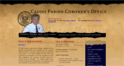 Desktop Screenshot of caddocoroner.com